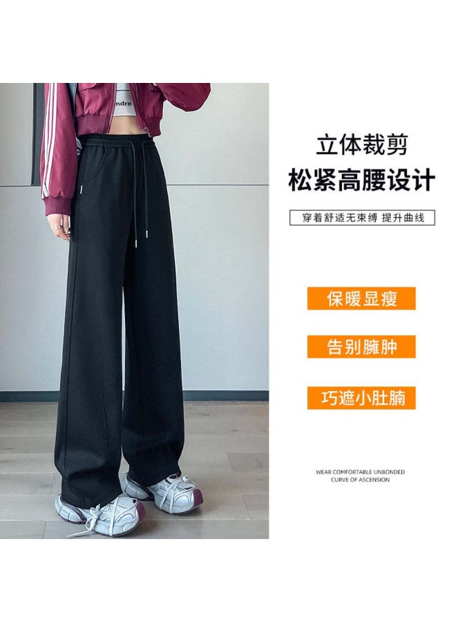 Hstyle Slim-fit Banana Wide-leg Pants For Women - 2025 Spring/fall Collection, Optional Extended Length, Loose Comfortable Athletic Tapered Pants, Slimming & Versatile Casual Trousers - Image 5