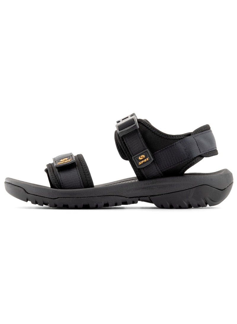 spot صندل سبوت للرجال | صندل أنيق ومريح للرجال | SS 1961 أسود - Image 4