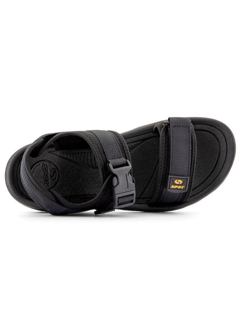 spot صندل سبوت للرجال | صندل أنيق ومريح للرجال | SS 1961 أسود - Image 5