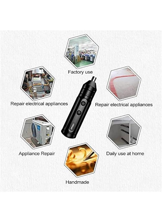 MOXO Mini Cordless Electric Screwdriver Portable Power Tools Set  Multifunctional Electric Screwdriver  - Image 4