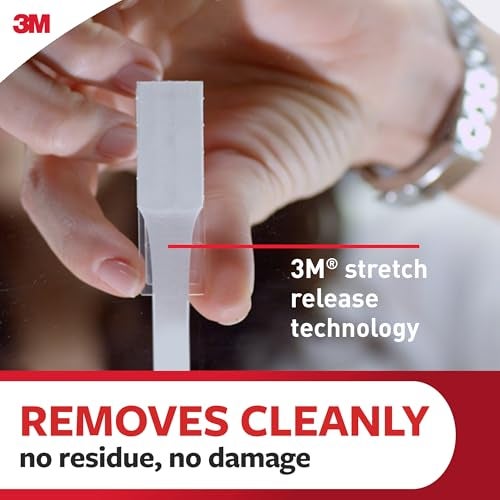 Command 3M Small Stainless Steel Premium Metal Hooks, Holds 225 gm, No Paint Damage, Holds Strongly, Adhesive Hooks for wall, Multi-Surface (Steel, 4 Hooks, 5 Strips) - Image 3