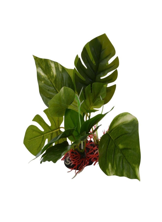 CNZ Landscaping Plastic Plant Decoration for Aquarium Fish Tank Reptile Terrarium - Image 1