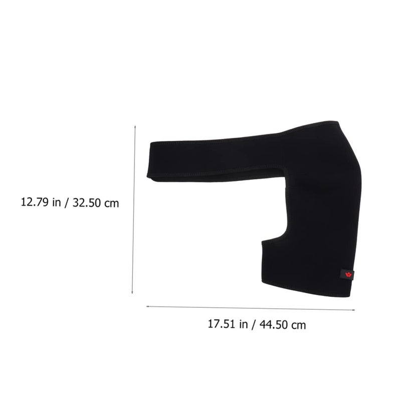 Adjustable Shoulder Support Brace For Women And Men 2 Pack Black For Fitness Yoga Running - Image 3