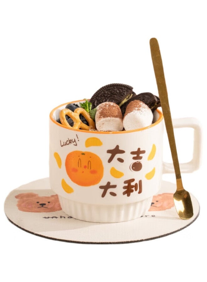 Caizhi Ceramic Mug, Coffee Cup, Tea Cup, Gift For Men And Women, Holiday Present, Gift Box Set Cz6937 - Image 3