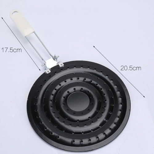Kruvad Stainless Steel Foldable Handle Gas Grill Heat Diffuser Double Thickening Diffuse Cooking Tools Utensils Multifunctional Kitchen Guard Simmer Plate - Image 5