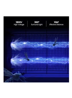 Alissa Insect Killer Electric Fly Trap Mosquito killerLamp Fly Bug Insect Zapper Effectively Flying Insects UV Pest Killer for Office Home and Hotel  - Image 4
