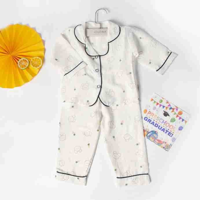 Ca125 Mu Fu Rui Han Fan Chunqiu Children'S Pajamas Satin Cartoon Home Clothes Long Sleeve Suit Fashion - Image 5
