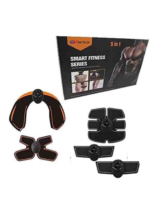 Pink Barry 5-in-1 Abdominal Muscle Toning and Slimming Belt, Portable Design for Home and Office Exercise and Fitness, Suitable for Men and Women (2), Battery Operated, Black - Image 1