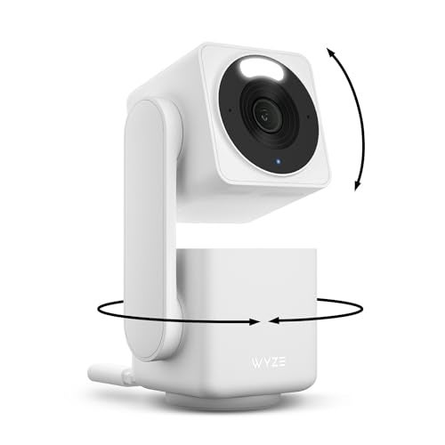 WYZE Cam Pan v4 4K Smart Security Camera AI IndoorOutdoor Cameras for Home Security Baby Pet Color Night Vision 360 PanTilt8 x Digital Zoom 24G 5G Works with Alexa Google Assistant - Image 1