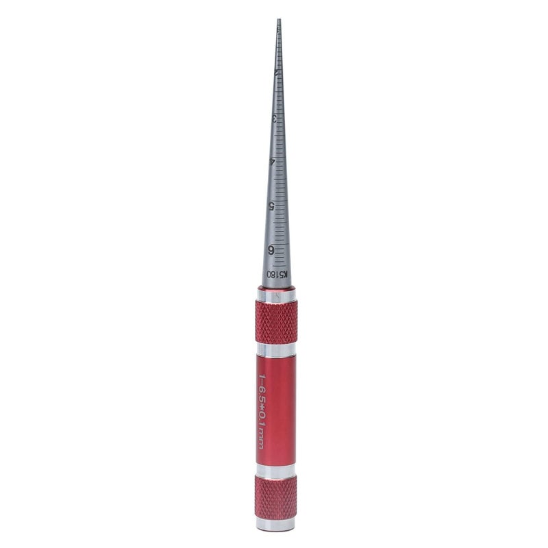 Stainless Steel Inner Diameter Measuring Tool 6 5mm Tapered Ruler for Plastic Pipes - Image 5