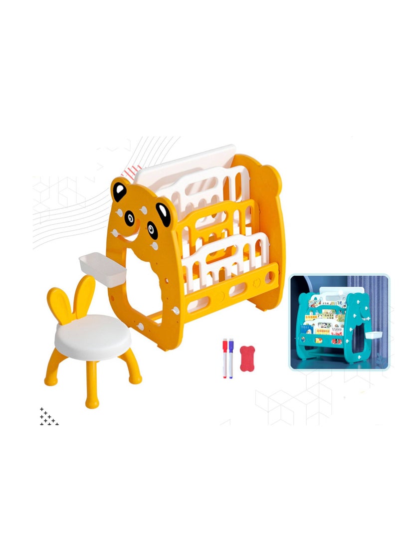 general Multifunctional Children′s Storage Bookshelf Children′s Study Desk Children′s Drawing Board - Image 1