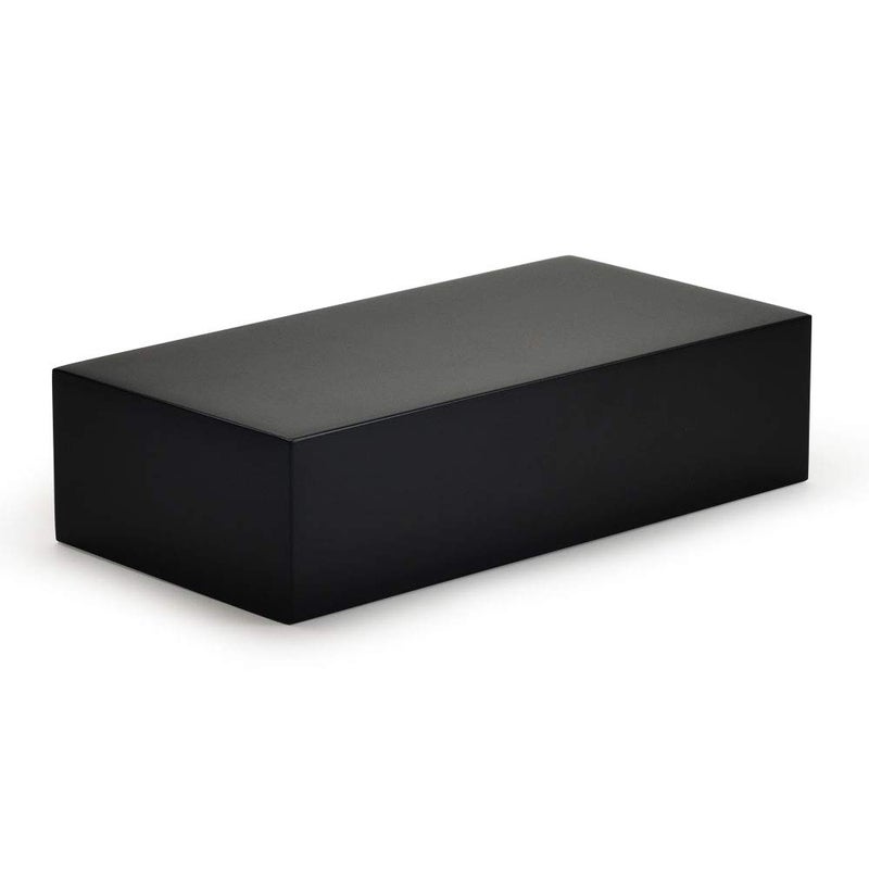 Oirlv Solid Wood Minimalism Style Jewelry Display Stand Showcase Jewelry Organizer Black Square Holder SM05305 - Image 2