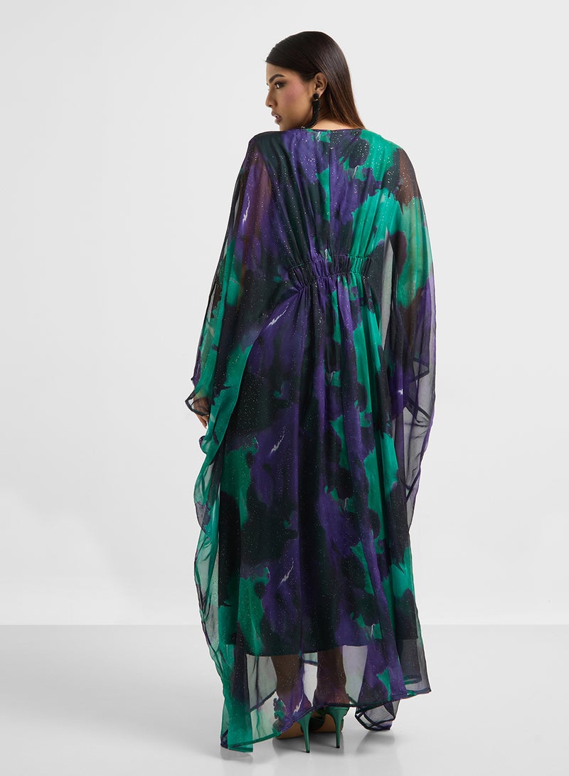 Khizana Printed Kaftan - Image 2