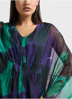 Khizana Printed Kaftan  - Image 3