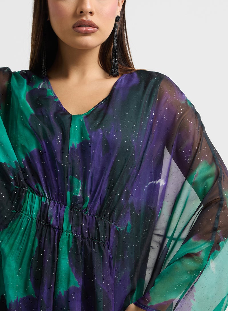 Khizana Printed Kaftan - Image 3