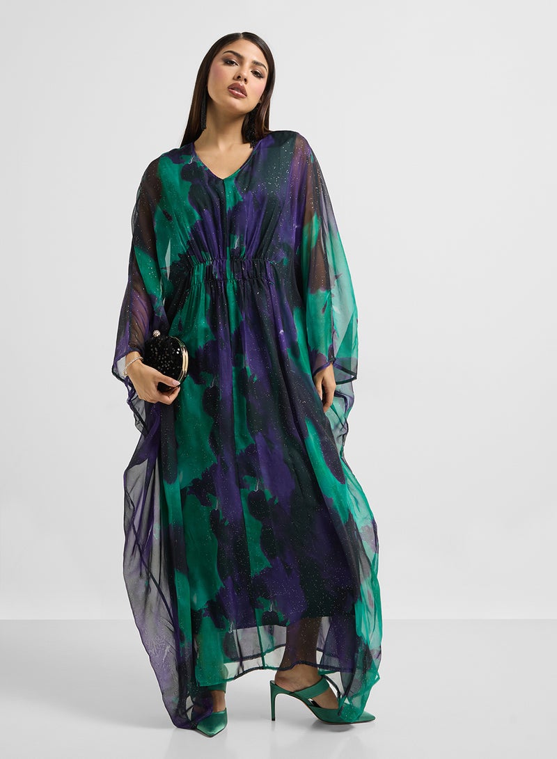 Khizana Printed Kaftan - Image 4