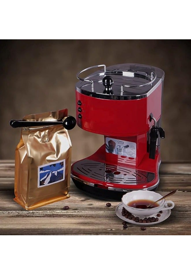 Home zone Coffee Bags with Valve(25 pcs,16 oz/1 lb) Gold High Barrier Aluminum Foil Flat Bottom Standing Empty Coffee Beans Storage Bag,Reusable Heat Sealable Side Zipper Pouches for Home or Store  - Image 5