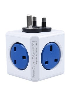 Allocacoc PowerCube Original 5 Sockets Blue 