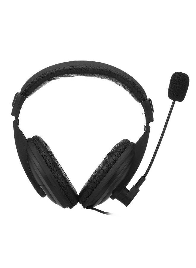Generic - PTT VOX Earpiece with Microphone Walkie Talkie Headset Over Ear Radio Headphones Noise Reduction Two Pin K Plug for Kenwood for BAOFENG UV-5R 888S for Retevis H-777 2-way Radio Black - Image 1