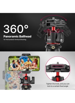 Ulanzi ULANZI MT-33 Phone Tripod, Mini Flexible Tripod with Cold Shoe & Universal Clip, 1/4'' Screw for Magic Arm, Multifunctional Octopus Camera Tripod for Mobile Phone/Action camera, Lightweight for Travel  - Image 2