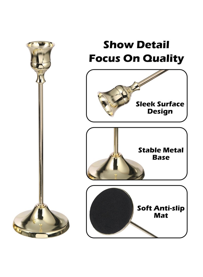 6pcs Gold Ramadan Candle Holder, Table Center Decoration, Candlestick Decoration, Wedding Romantic Candlelight Dinner Props Cup Indoor Bedroom Candlestick, Stars, Moon, Lantern - Image 5