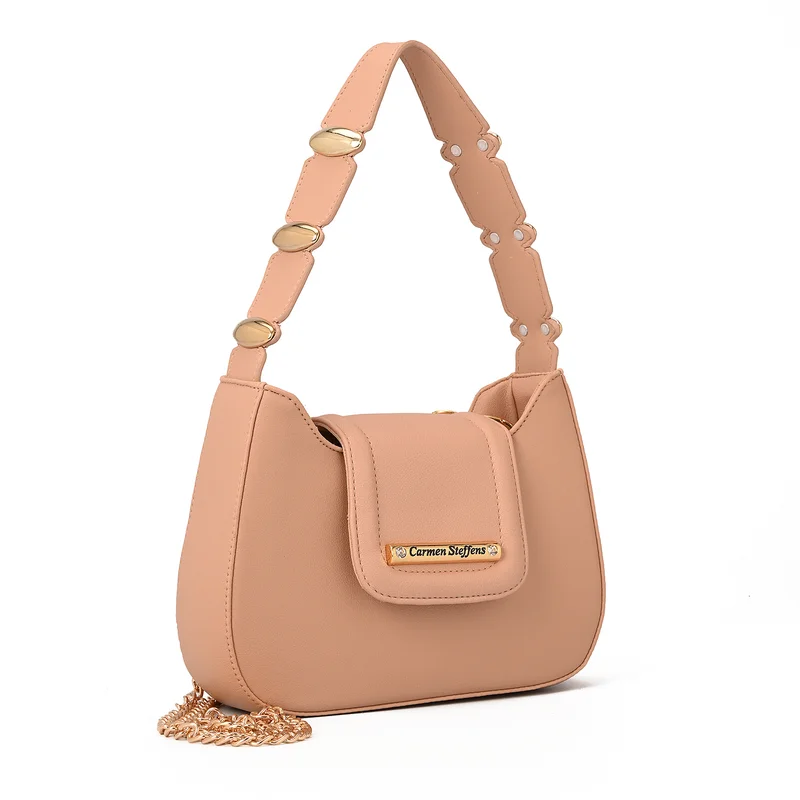 Carmen Steffens Hobo Bag Metals Blush