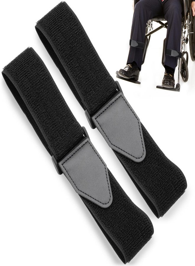 LhyBtm Wheelchair Leg Strap Wheelchair Footrest Straps Wheelchair Restraints for Elderly Patient Dementia Paralysis Parkinson's Legs Spasm to Prevent Sliding - Image 1
