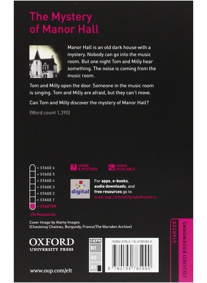 Oxford Bookworms Starter. The Mystery of Manor Hall MP3 Pack  - Image 2