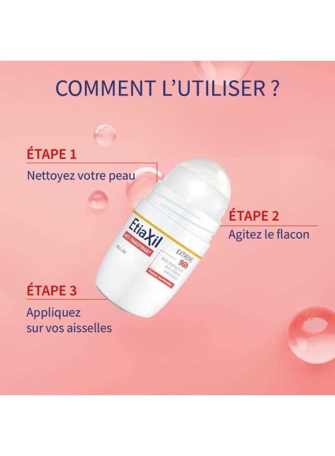 إتياكسيل إيتياكسيل مضاد للتعرق إكستريم 96 ساعة، عبوة من قطعتين × 50 مل - Image 3