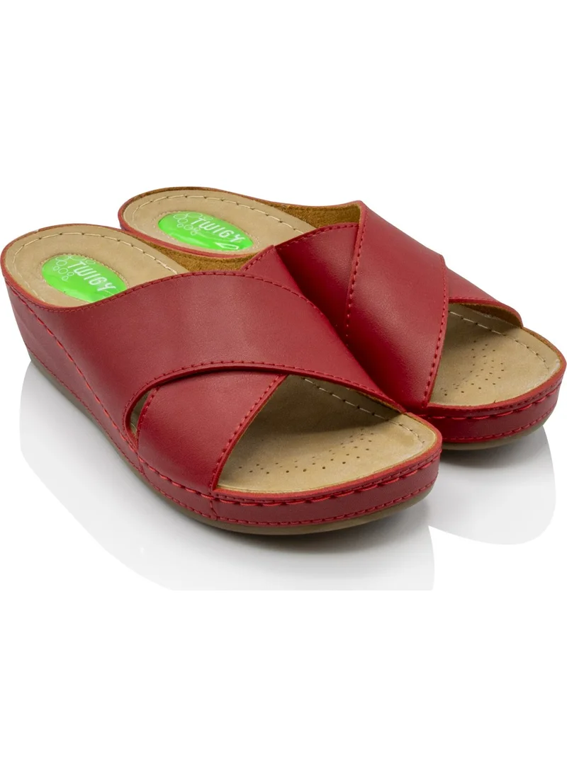 Twigy Sena Women's Slippers Red 36/40 WPP0607