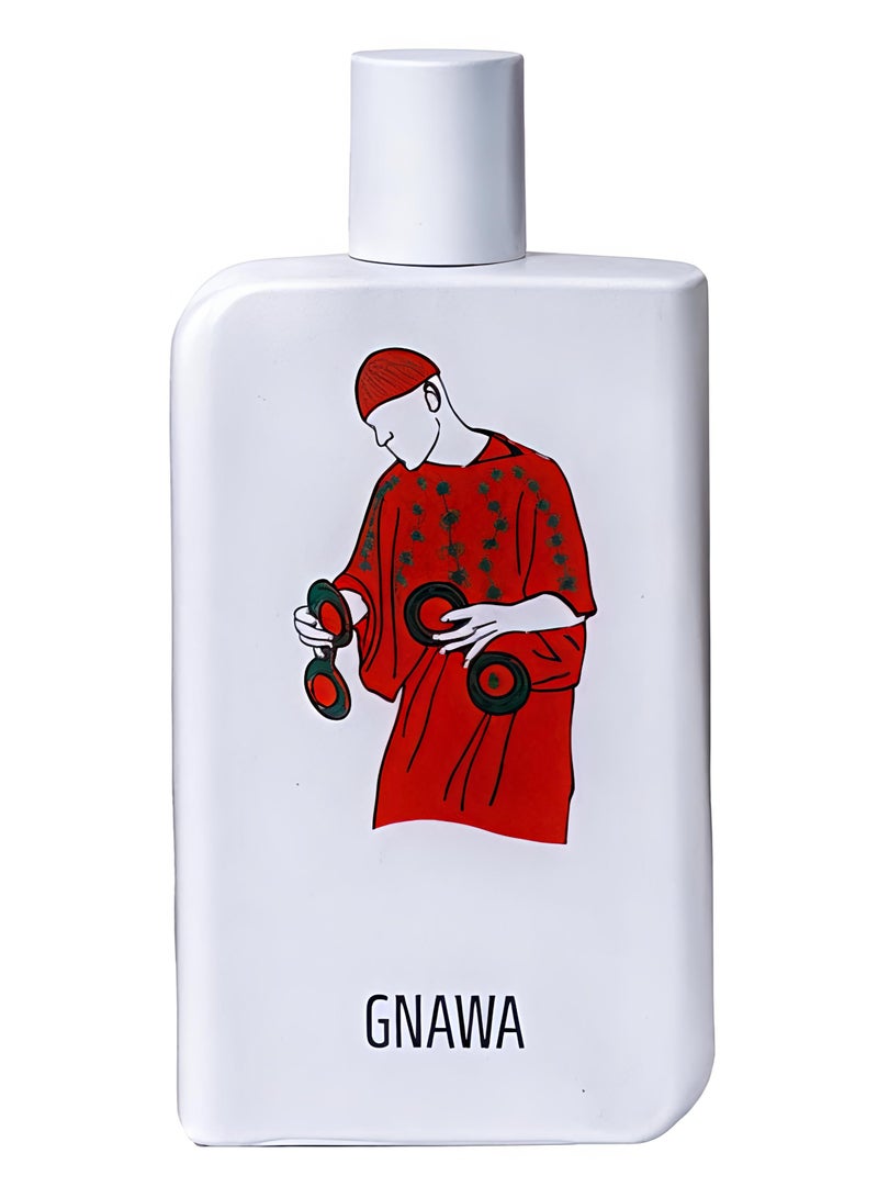 صمام عطر جنّوة Gnawa من Samam – أو دو بارفان للجنسين | رائحة خشبية دافئة بتوابل فاخرة مع الفانيليا والعنبر | عطر فخم طويل الثبات - Image 1
