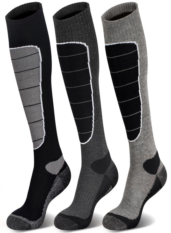 Hylaea Merino Wool Ski Socks, Cold Weather Socks for Snowboarding, Snow, Winter, Thermal Knee-high Warm Socks, Hunting - Image 1