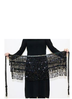 Loquat Women Scarf Skirt Black 