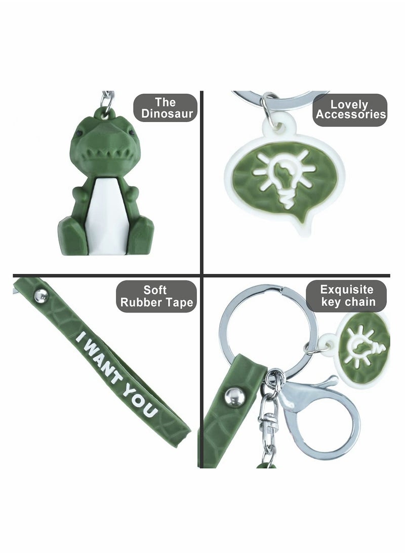 Excefore - 2Pcs Animal Keychain Cartoon  Keychain Accessories For Car Keychain Ring, Keyring Bag Charm Gift, Ladies & Children - Image 1