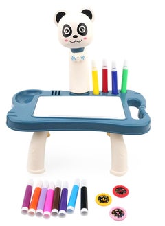 Reva Kids Drawing Projector Table-Smart Learning Toy for Children  Projection Painting Table Easy to Clean Big Size(Blue)  - Image 2