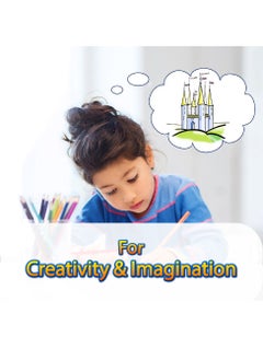 Reva Kids Drawing Projector Table-Smart Learning Toy for Children  Projection Painting Table Easy to Clean Big Size(Blue)  - Image 3