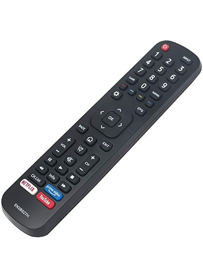 EN2BS27H Replaced Remote fit for Hisense 4K UHD TV 55R5 50R5 58R5 65R5 B7100 70B7100UW 55B7100UW 43B7100UW 50B7100UW 65B7100UW 55B7100UW Q8600 65Q8600UWG B8000 65B8000UW LEDN70B7100UW LEDN55B8000UW