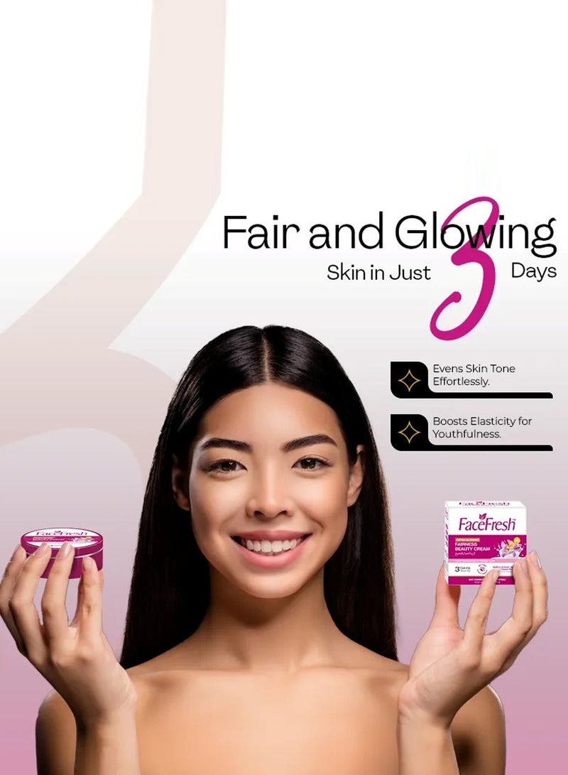 Face Fresh Set of 6 Fairness Cream  - Increases Skin Firmness, Reduces Acne, Blemishes & Dark Spots - For All Skin Types 23g - Image 2