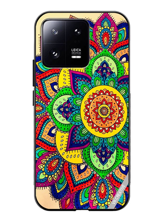 VR CREATIVE Protective Case Cover For Xiaomi 13 Mandala Design Multicolour - Image 1