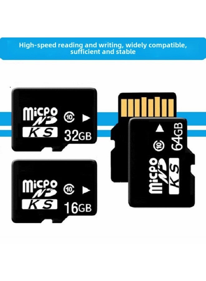 Direct 8g Memory Card 16Gtf Card 4gTF Card 64g High Speed C10 Mobile Phone Storage Card 128g Wholesale-Color:Black-Capacity:16gb-c10 Fixed Version U3 - Image 2