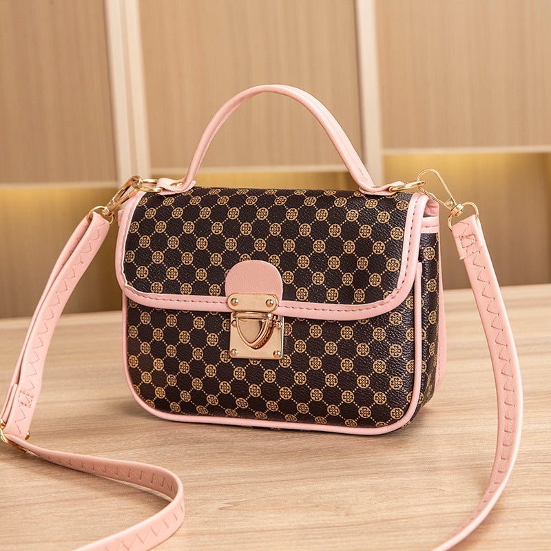 Trendy Women'S Bags Fashion Textured Versatile Crossbody Bag Fashion Retro Quilted Small Square Bag For Women - Image 1