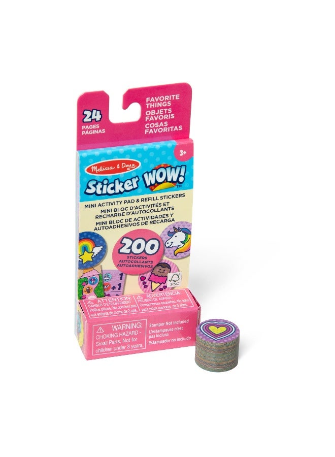 Melissa & Doug ملصقات ميليسا ودوج! الأشياء المفضلة دفتر نشاط مصغر - Image 1