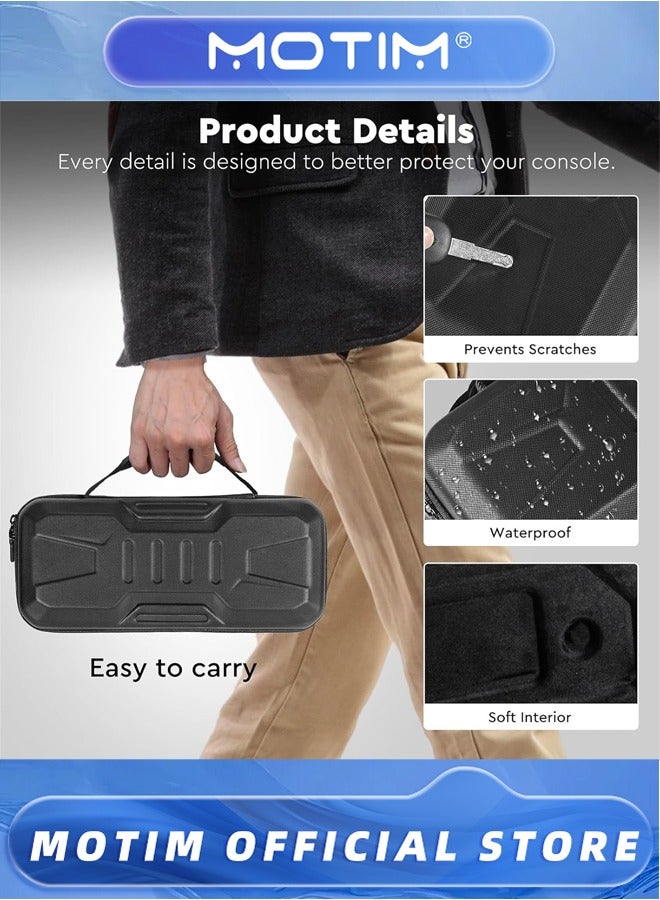 موتيم حقيبة حمل، حقيبة تخزين محمولة للسفر، حافظة حماية كاملة لجهاز PS5 Portal، أسود - Image 4