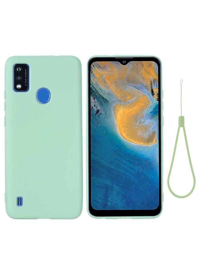 erorex Case For ZTE Blade A51 2021 Pure Color Liquid Silicone Shockproof Full Coverage Phone Case - Image 1