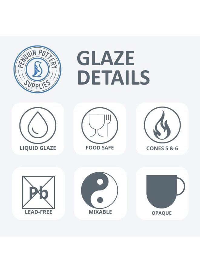 Penguin Pottery 1/2 Gallon Mid Fire Glossy White Glaze - Cone 5-6 for Mid Fire Clay, High Fire Clay - Ceramic Glaze Pottery (1/2 Gallon | 64 oz | 1.9 L) - Image 4