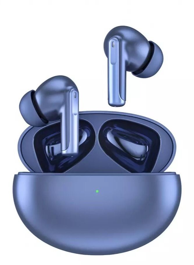 Wireless Bluetooth Earphones Dual Mic ANC+ENC Noise Cancellation Earbuds Clear HD Calls & Stereo Sound Waterproof & Wireless Charging Bluetooth Headphones 24 Hours Long Battery with Fast Charging