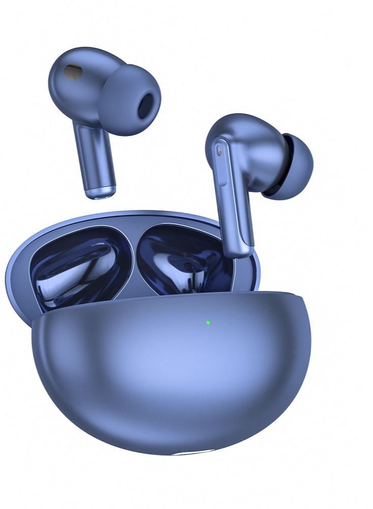 Wireless Bluetooth Earphones Dual Mic ANC+ENC Noise Cancellation Earbuds Clear HD Calls & Stereo Sound Waterproof & Wireless Charging Bluetooth Headphones 24 Hours Long Battery with Fast Charging