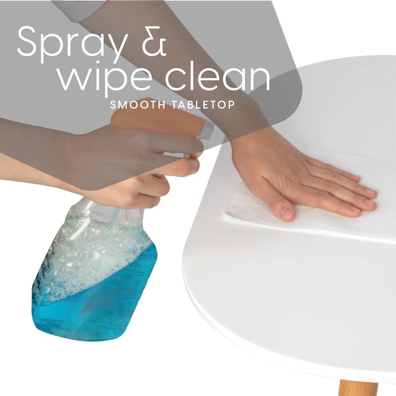 milliard Mid Century Kitchen Dining Room Table - 47" x 27.5" (White) - Image 4