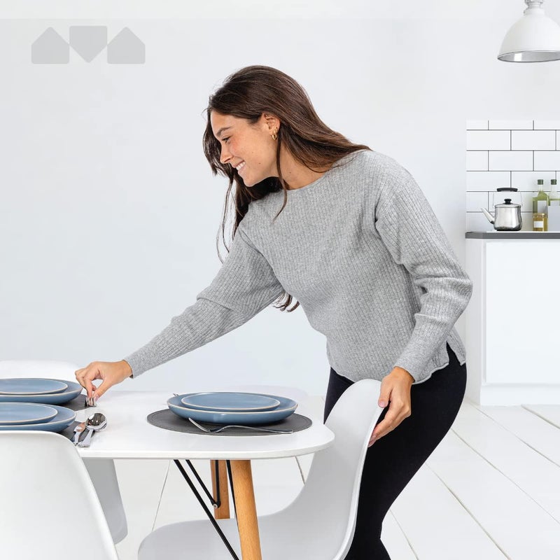 milliard Mid Century Kitchen Dining Room Table - 47" x 27.5" (White) - Image 2