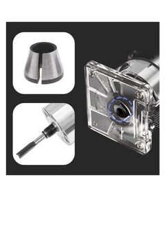 Generic 6Pcs Router Collet Chuck Carbon Steel Collet Woodworking Milling Chuck Adapter for Trimming Engraving Machine Milling Machine Parts 6mm 6.35mm 8mm  - Image 5